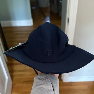 Coolibar Dark Blue Caspian Bucket Hat